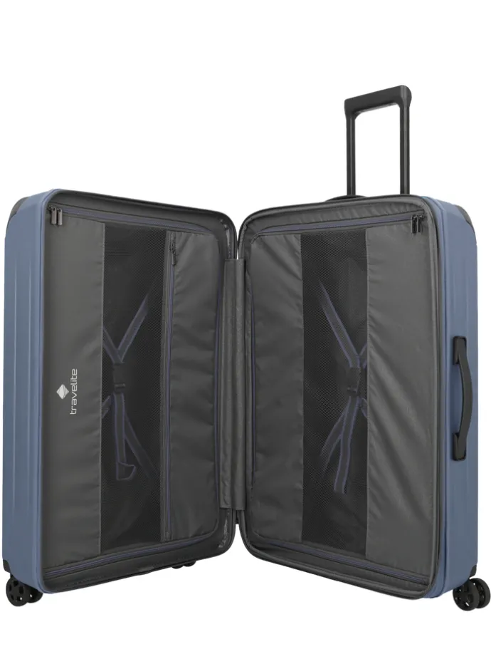 Travelite Dynamiic 4 Wheel Trolley XL denim
