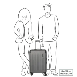 Travelite Dynamiic 4 Wheel Trolley M amber