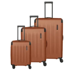 Travelite Dynamiic 4 Wheel Trolley M amber