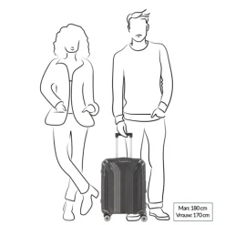 Travelite Elvaa 4 Wiel Trolley S black