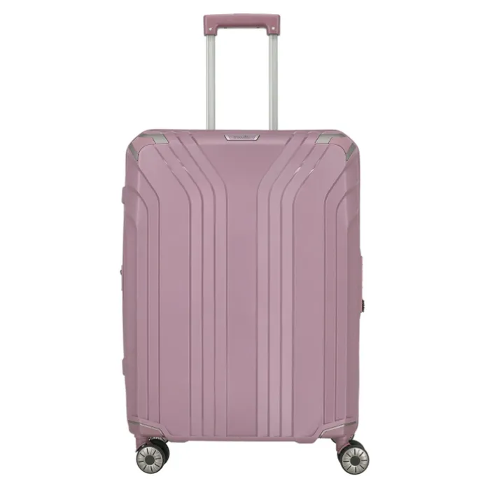 Travelite Elvaa 4 Wiel Trolley M Expandable rosé