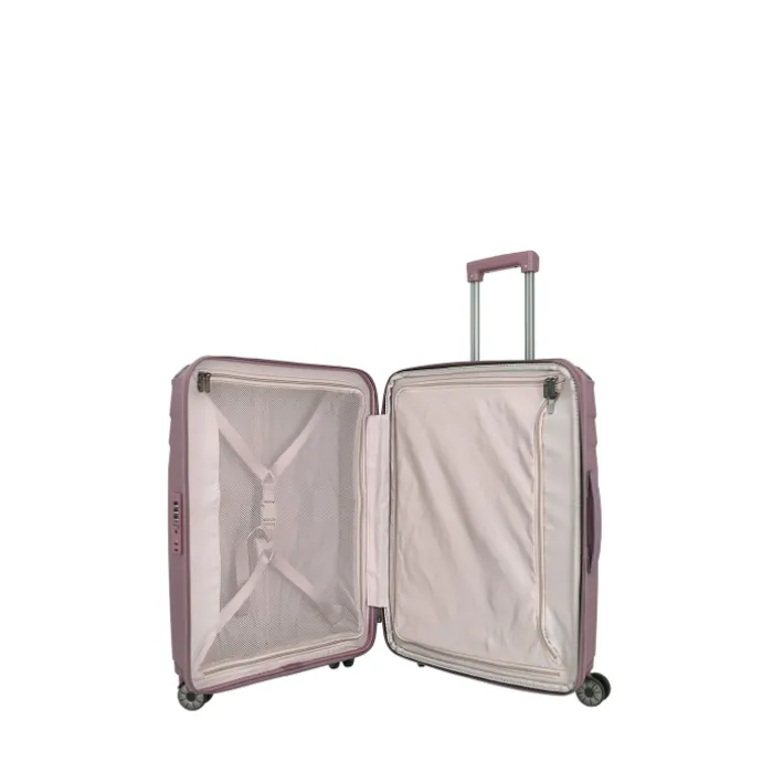Travelite Elvaa 4 Wiel Trolley M Expandable rosé
