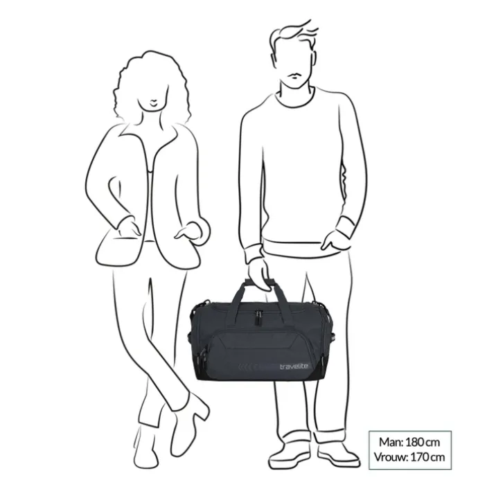 Travelite Kick Off Duffle M dark anthracite