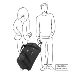 Travelite Kick Off Wheeled Duffle petrol