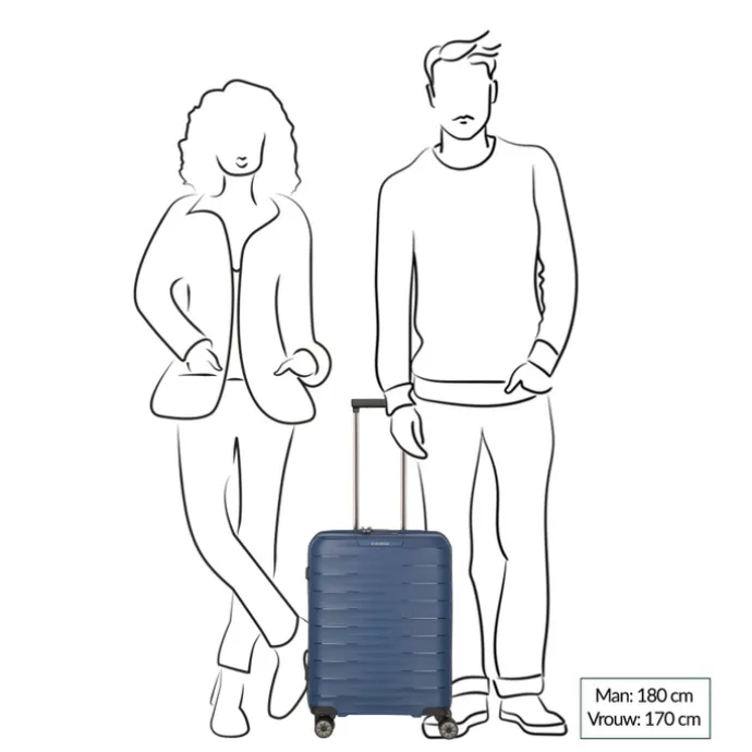 Travelite Mooby 4w Trolley S blue