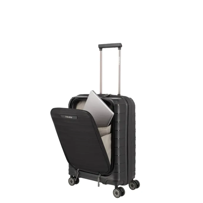Travelite Mooby 4w Trolley S Frontpocket black