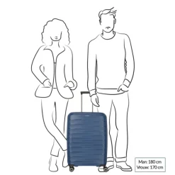 Travelite Mooby 4w Trolley M red