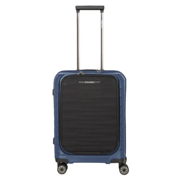 Travelite Mooby 4w Trolley S Frontpocket blue
