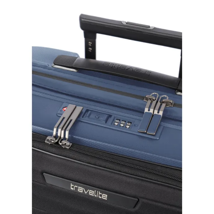 Travelite Mooby 4w Trolley S Frontpocket blue