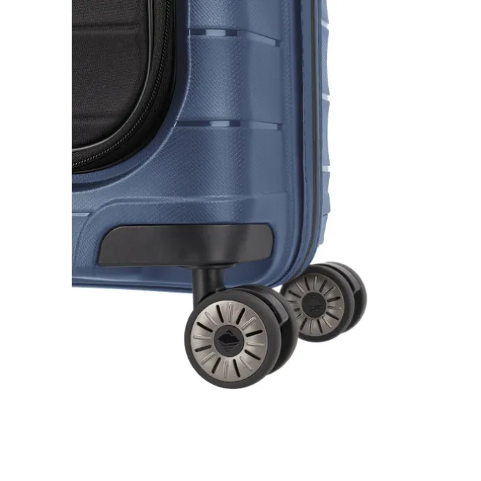 Travelite Mooby 4w Trolley S Frontpocket blue
