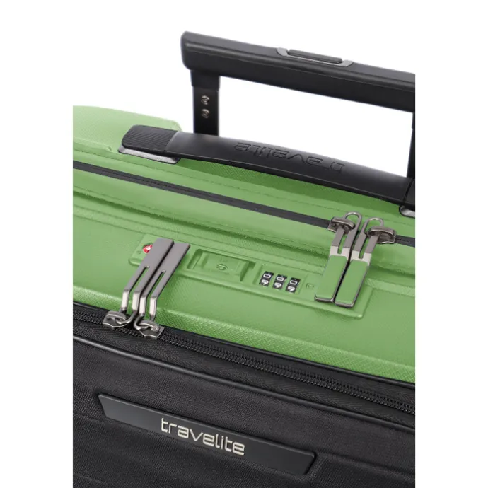 Travelite Mooby 4w Trolley S Frontpocket green