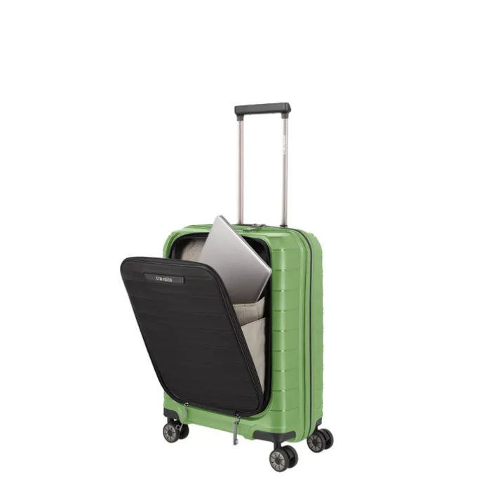 Travelite Mooby 4w Trolley S Frontpocket green
