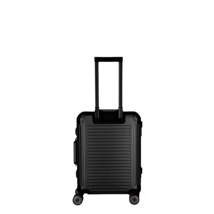 Travelite Next 2.0 Aluminium 4 Wiel Trolley S with Frontpocket black matt