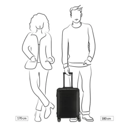 Travelite Next 2.0 Aluminium 4w Trolley S silver