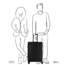 Travelite Next 2.0 Aluminium 4w Trolley M black matt