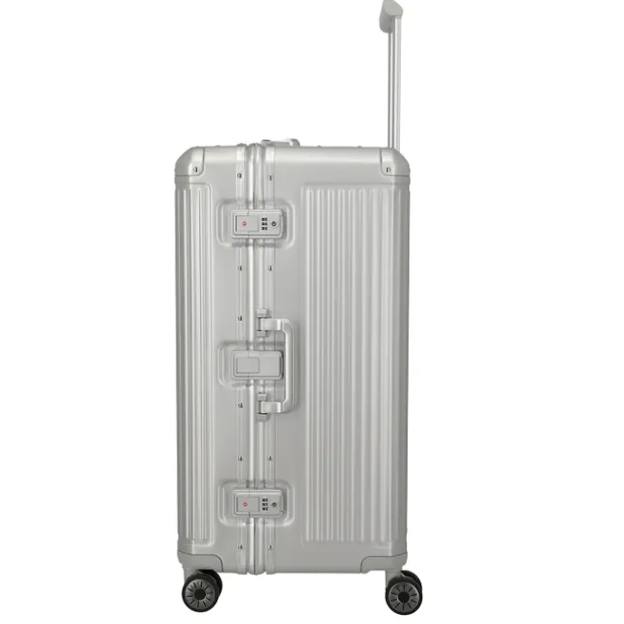 Travelite Next 4 Wheel Trunk L silver