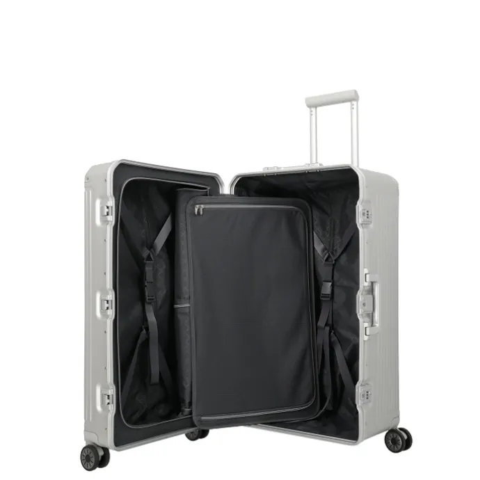 Travelite Next 4 Wheel Trunk L silver
