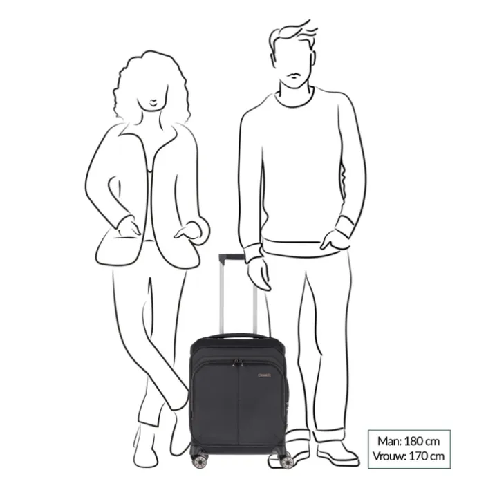Travelite Priima 4w Trolley S Exp. olive