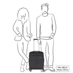 Travelite Priima 4w Trolley S Exp. black