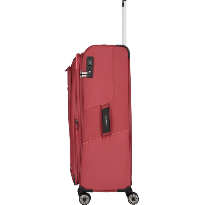 Travelite Skaii 4 Wheel Trolley L Expandable red