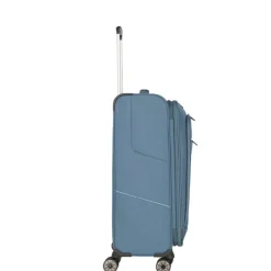 Travelite Skaii 4 Wheel Trolley M Expandable blue