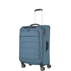 Travelite Skaii 4 Wheel Trolley M Expandable blue