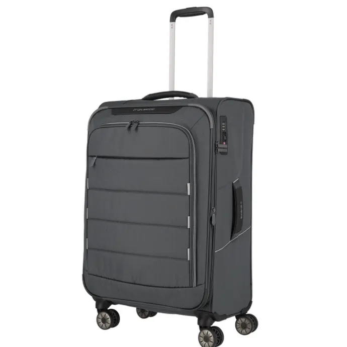 Travelite Skaii 4 Wheel Trolley M Expandable anthracite
