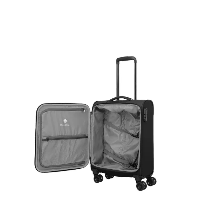 Travelite Umbria 4 Wheel Cabin Trolley black