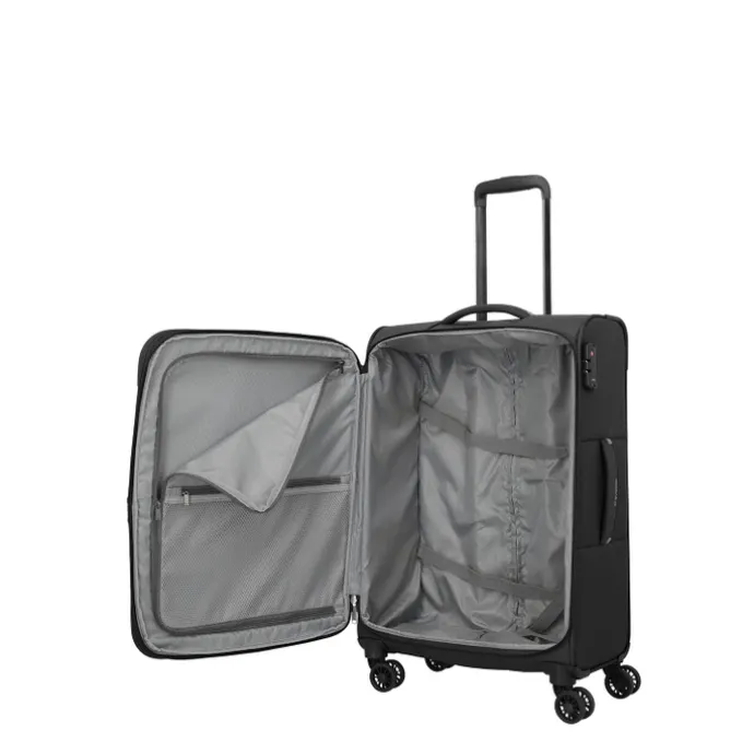 Travelite Umbria 4 Wheel Trolley M black