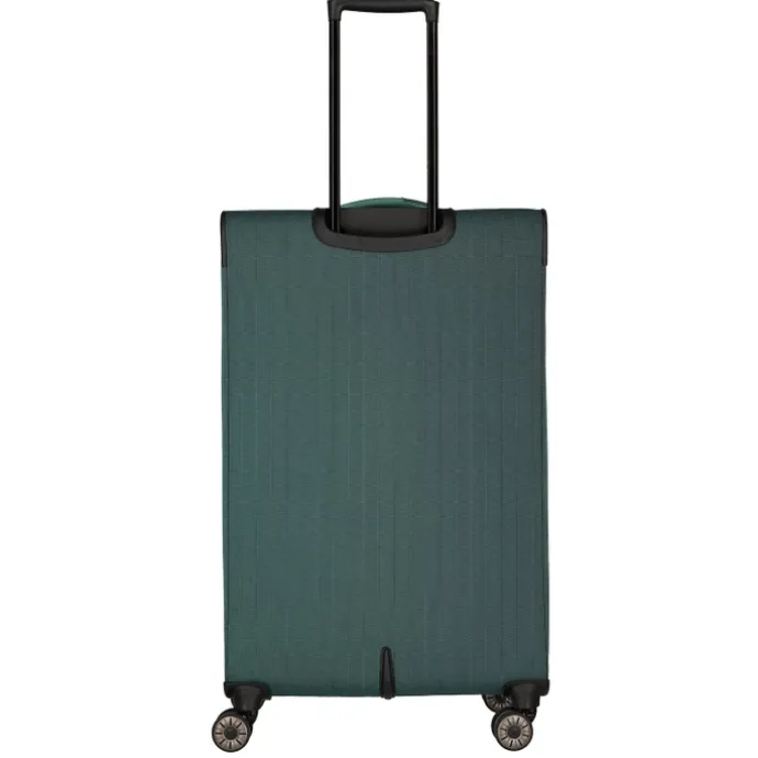 Travelite Viia 4 Wheel Trolley L Expandable green