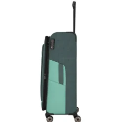 Travelite Viia 4 Wheel Trolley L Expandable green