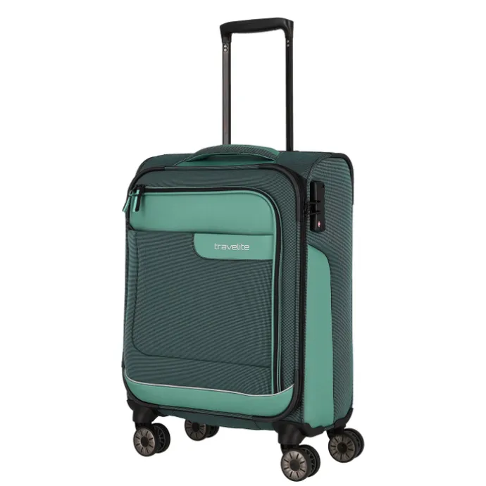 Travelite Viia 4 Wheel Trolley S green