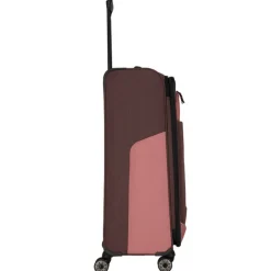 Travelite Viia 4 Wheel Trolley L Expandable rose
