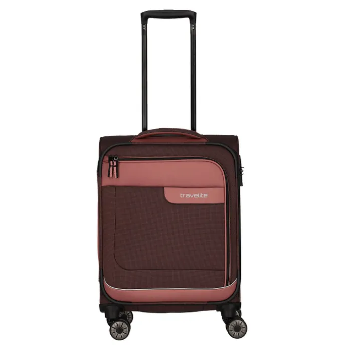 Travelite Viia 4 Wheel Trolley S rose