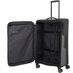 Travelite Viia 4 Wheel Trolley L Expandable anthracite