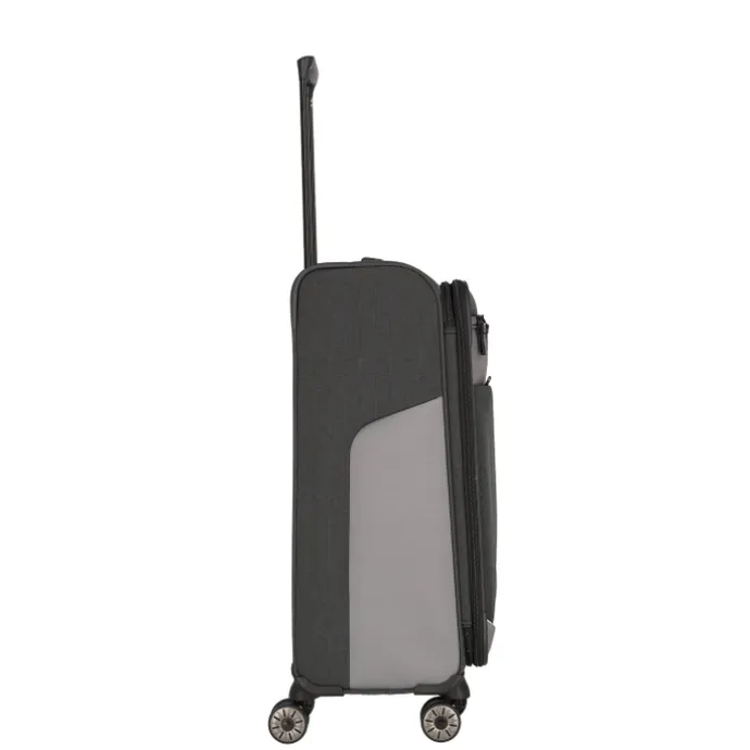 Travelite Viia 4 Wheel Trolley M Expandable anthracite