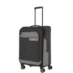 Travelite Viia 4 Wheel Trolley M Expandable anthracite