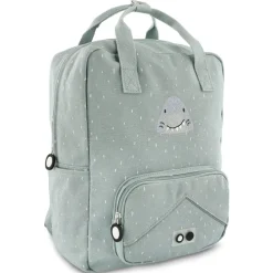 Trixie Mr. Shark Large Backpack light grey
