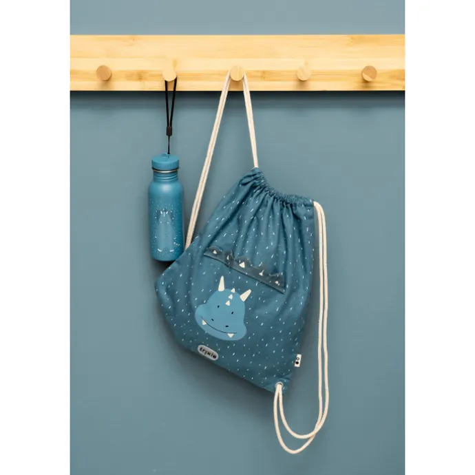 Trixie Mr. Triceratops Drawstring Bag dark blue