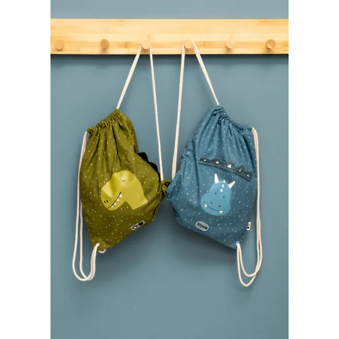 Trixie Mr. Triceratops Drawstring Bag dark blue