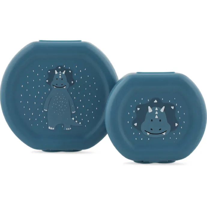 Trixie Mr. Triceratops Lunchbox 2pc dark blue