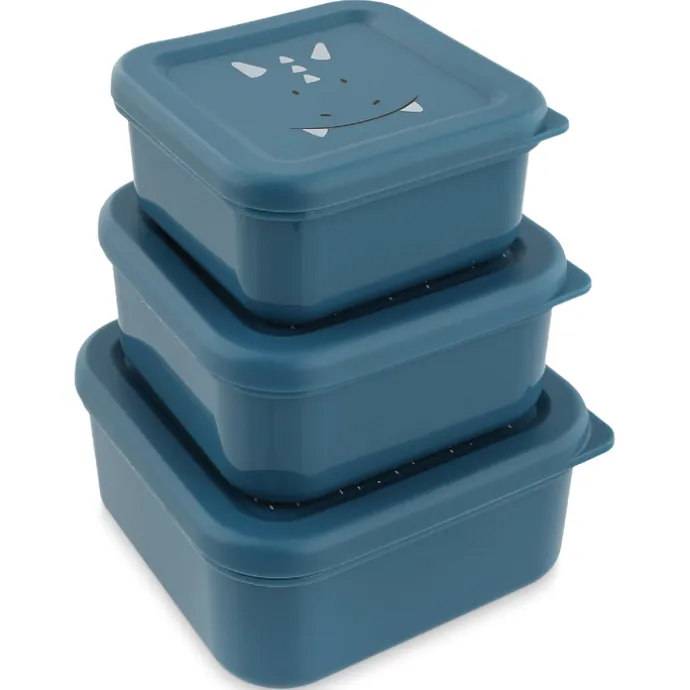 Trixie Mr. Triceratops Snackbox 3pc dark blue