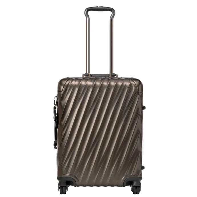 TUMI 19 Degree Aluminum Continental Carry-On textured gunmetal