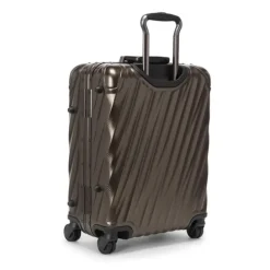 TUMI 19 Degree Aluminum Continental Carry-On textured gunmetal