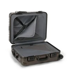 TUMI 19 Degree Aluminum Continental Carry-On textured gunmetal