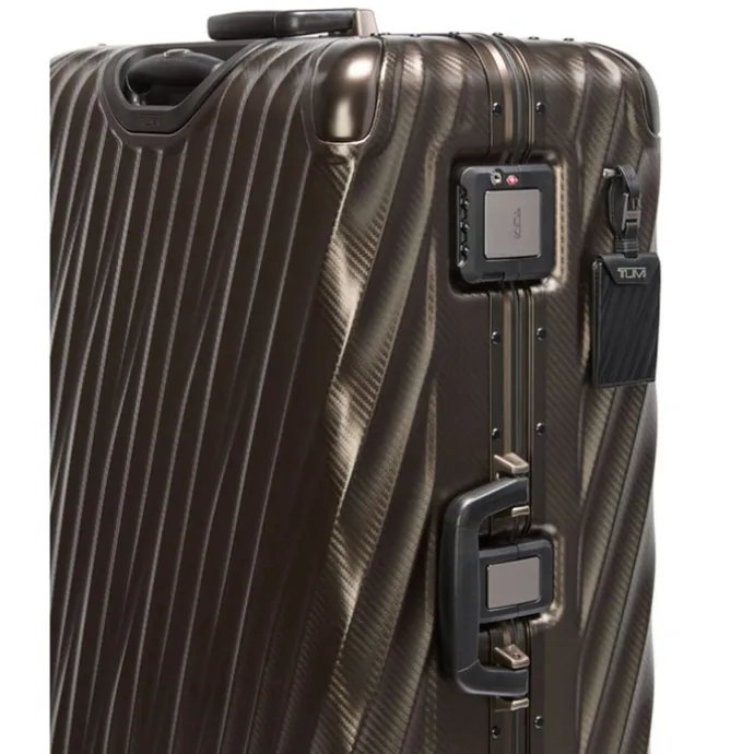 TUMI 19 Degree Aluminum Extended Trip P/C textured gunmetal