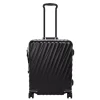 TUMI 19 Degree Frame Contl 4 Whl C/O black texture
