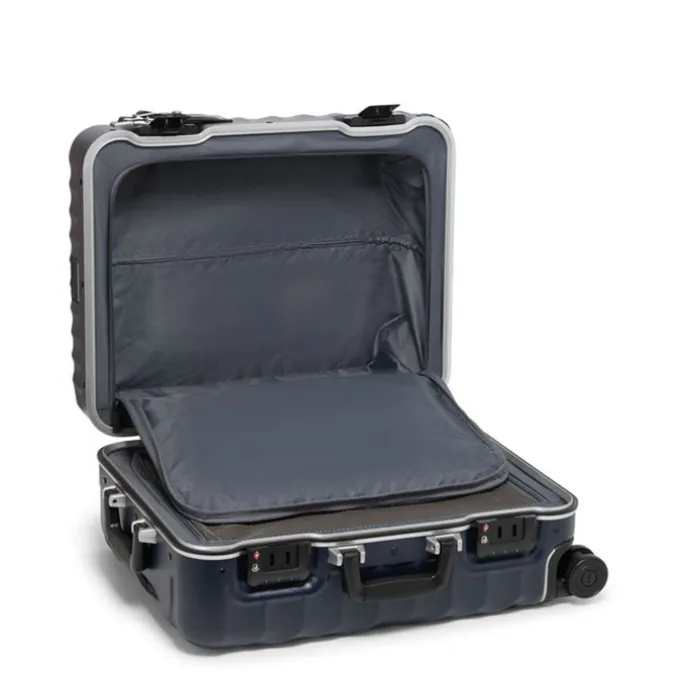 TUMI 19 Degree Frame Contl 4 Whl C/O navy texture