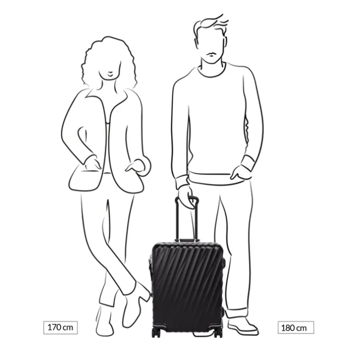 TUMI 19 Degree Frame Contl 4 Whl C/O pearl grey texture