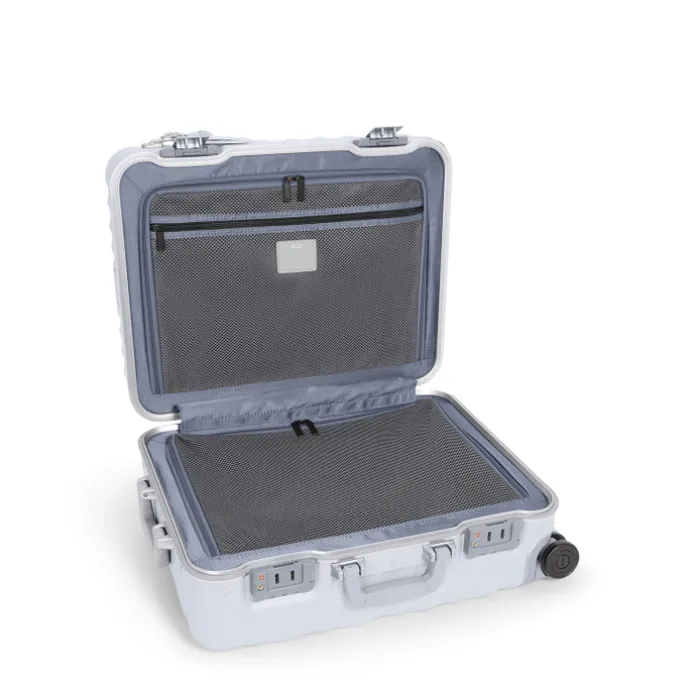 TUMI 19 Degree Frame Contl 4 Whl C/O pearl grey texture